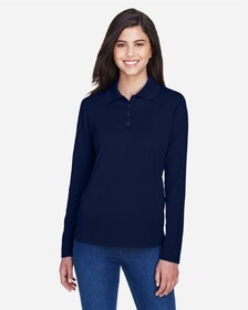 CORE365 78192 Women's Pinnacle Performance Long Sleeve Piqu&#233; Polo