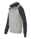 J.America 8868 Women's Glitter French Terry Full-Zip Hooded Sweatshirt