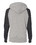 J.America 8868 Women's Glitter French Terry Full-Zip Hooded Sweatshirt