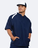 Holloway 229581 Clubhouse Short Sleeve Quarter-Zip Pullover