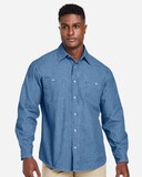 Harriton M540 Unisex Denim Shirt Jacket