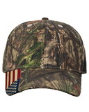 Kati LC350 Camo Woven USA Flag Cap