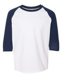 Gildan 5700B Heavy Cotton™ Youth Raglan Three-Quarter Sleeve T-Shirt