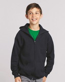 Gildan 18600B Heavy Blend™ Youth Full-Zip Hooded Sweatshirt