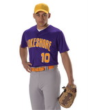 Alleson Athletic 52MBFJY Youth Full Button Lightweight Baseball Jersey