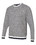 J.America 8702 Peppered Fleece Crewneck Sweatshirt
