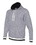 J.America 8701 Peppered Fleece Lapover Hooded Sweatshirt