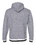 J.America 8701 Peppered Fleece Lapover Hooded Sweatshirt