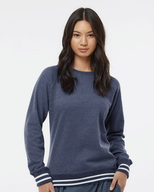 Custom J.America 8652 Women's Relay Crewneck Sweatshirt