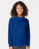 Custom Hanes 5546 Authentic Youth Long Sleeve T-Shirt