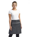 Artisan Collection by Reprime RP128 Domain Contrast Denim Waist Apron with Pocket