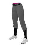 Alleson Athletic 615PSG Girls' Belted Speed Premium Fastpitch Pants