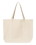 Q-Tees Q1500 34.6L Large Canvas Deluxe Tote