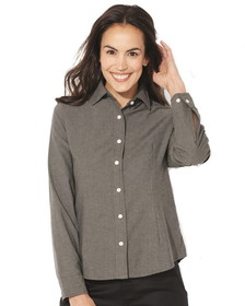 Custom FeatherLite 5233 Women's Long Sleeve Stain Resistant Oxford Shirt