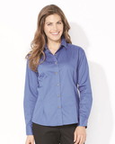 Custom FeatherLite 5283 Women's Long Sleeve Stain-Resistant Tapered Twill Shirt
