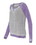 Custom J.America 8927 Women's Zen Fleece Raglan Sweatshirt