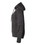 Custom J. America 8662 Women's Odyssey Striped Performance Fleece Lapover Hooded Sweatshirt