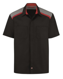 Custom Dickies S607 Tricolor Short Sleeve Shop Shirt