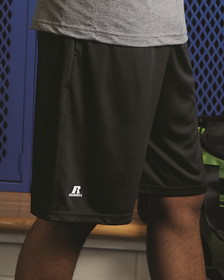 Russell Athletic TS7X2M Dri-Power&#174; Essential 10" Shorts with Pockets