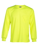 Kishigo 9122-9123 Microfiber Polyester Long Sleeve T-Shirt