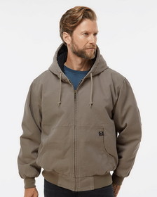 DRI DUCK 5020T Cheyenne Boulder Cloth&#153; Hooded Jacket with Tricot Quilt Lining Tall Sizes