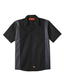 Custom Dickies LS524L Industrial Colorblocked Short Sleeve Shirt - Long Sizes