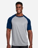 Team 365 TT62 Unisex Zone Colorblock Raglan T-Shirt