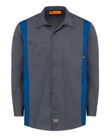 Custom Dickies 5524 Industrial Colorblocked Long Sleeve Shirt