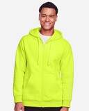 Team 365 TT95 Unisex Zone HydroSport™ Heavyweight Full-Zip Hooded Sweatshirt