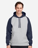 Team 365 TT96CB Unisex Zone HydroSport™ Heavyweight Colorblock Hooded Sweatshirt