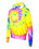 Custom Dyenomite 854MS Multi-Color Spiral Pullover Hooded Sweatshirt
