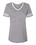 Custom JERZEES 602WVR Women's Varsity Triblend V-Neck T-Shirt