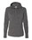 J.America 8431 Women's Omega Stretch Snap-Placket Hooded Pullover