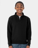 Jerzees 995YR Nublend® Youth Quarter-Zip Cadet Collar Sweatshirt