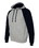 JERZEES 96CR Nublend&#174; Colorblocked Raglan Hooded Sweatshirt
