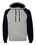 JERZEES 96CR Nublend&#174; Colorblocked Raglan Hooded Sweatshirt