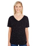 Threadfast Apparel 203FV Women's Tri-Blend Fleck V-Neck T-Shirt