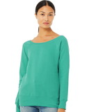 Bella+Canvas 7501 Women's Sponge Fleece Wide Neck Sweatshirt