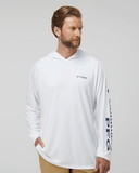 Custom Columbia 153617 PFG Terminal™ Tackle Hooded Long Sleeve T-Shirt