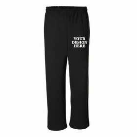 Custom Gildan 18400 Heavy Blend Open-Bottom Sweatpants