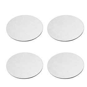 Aspire Set of 4 Coasters Stainless Steel Drink Coaster for Home Counter, Kitchen, Dining Room