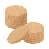 Aspire 12 Pcs Cork Coasters Thick Absorbent Round Coasters for Home Decor Housewarming Gift DIY
