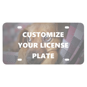 Muka Personalized License Plate, Custom Photo License Plates for Cars