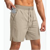 TOPTIE Mens Casual Nylon Shorts Loose Fit Breathable Quick Dry Sports Training Running Summer Shorts with Multiple Colors