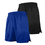 TOPTIE Multi-Sport Athletic Youth 2-Pack Basketball Shorts, 7 Inches Pocket Running Shorts