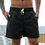 TOPTIE Men's Gym Running Workout Shorts Active Training Shorts with Pockets