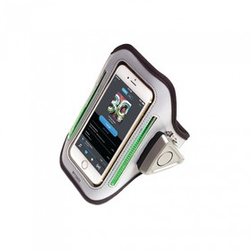 Streetwise Security Products MGA300BK MYGUARD SPORT LED Armband &amp; Safety Alarm w/Phone Holder