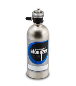 Sure Shot B8100 PL "Atomizer" Plated Aluminum Sprayer (Plastic B10PL), 16oz.