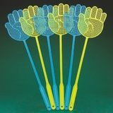 S&S Worldwide Hand-Shaped Fly Swatters