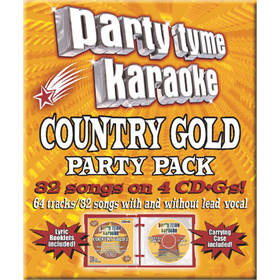 Party Time Party Tyme CD+G Country Gold Party Pack